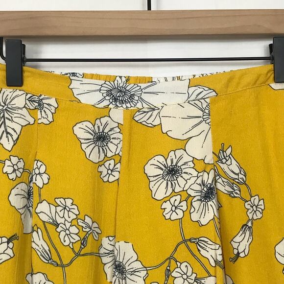 Anthropologie Cleobella Carla Short Floral Yellow Size XS NEW - Picture 4 of 10